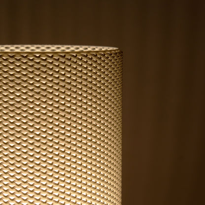Cylindrical Mesh Table Lamp