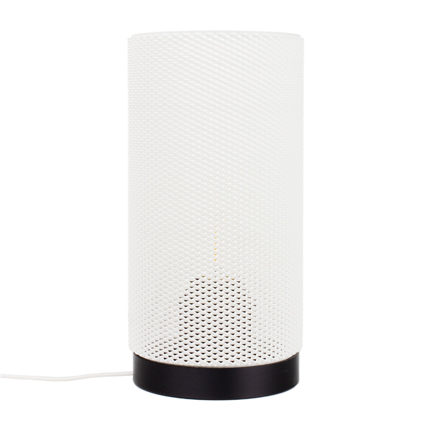 Cylindrical Mesh Table Lamp