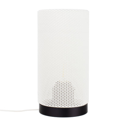 Cylindrical Mesh Table Lamp