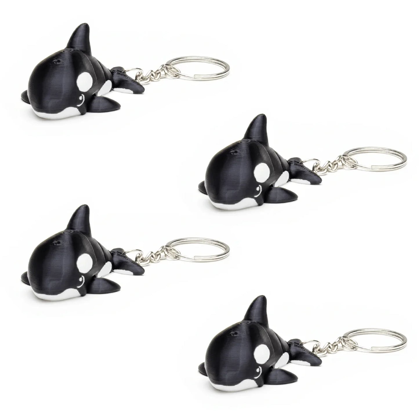 Articulated Orca Keychain