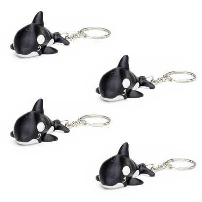 Articulated Orca Keychain