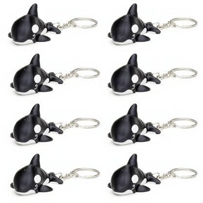 Articulated Orca Keychain
