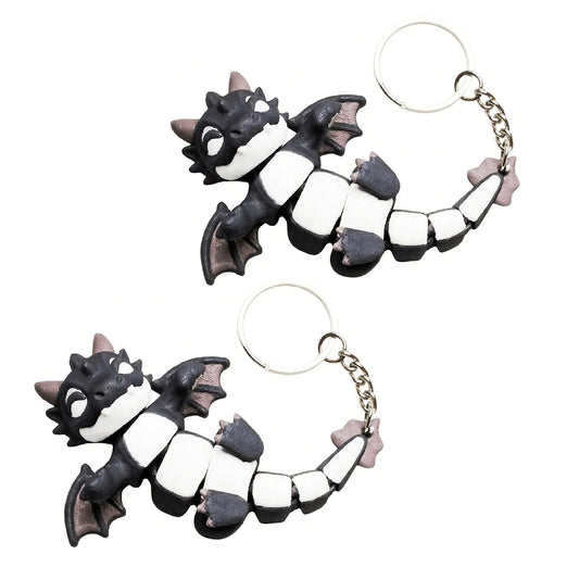 Magnetic Dragon Keychain Set of 2