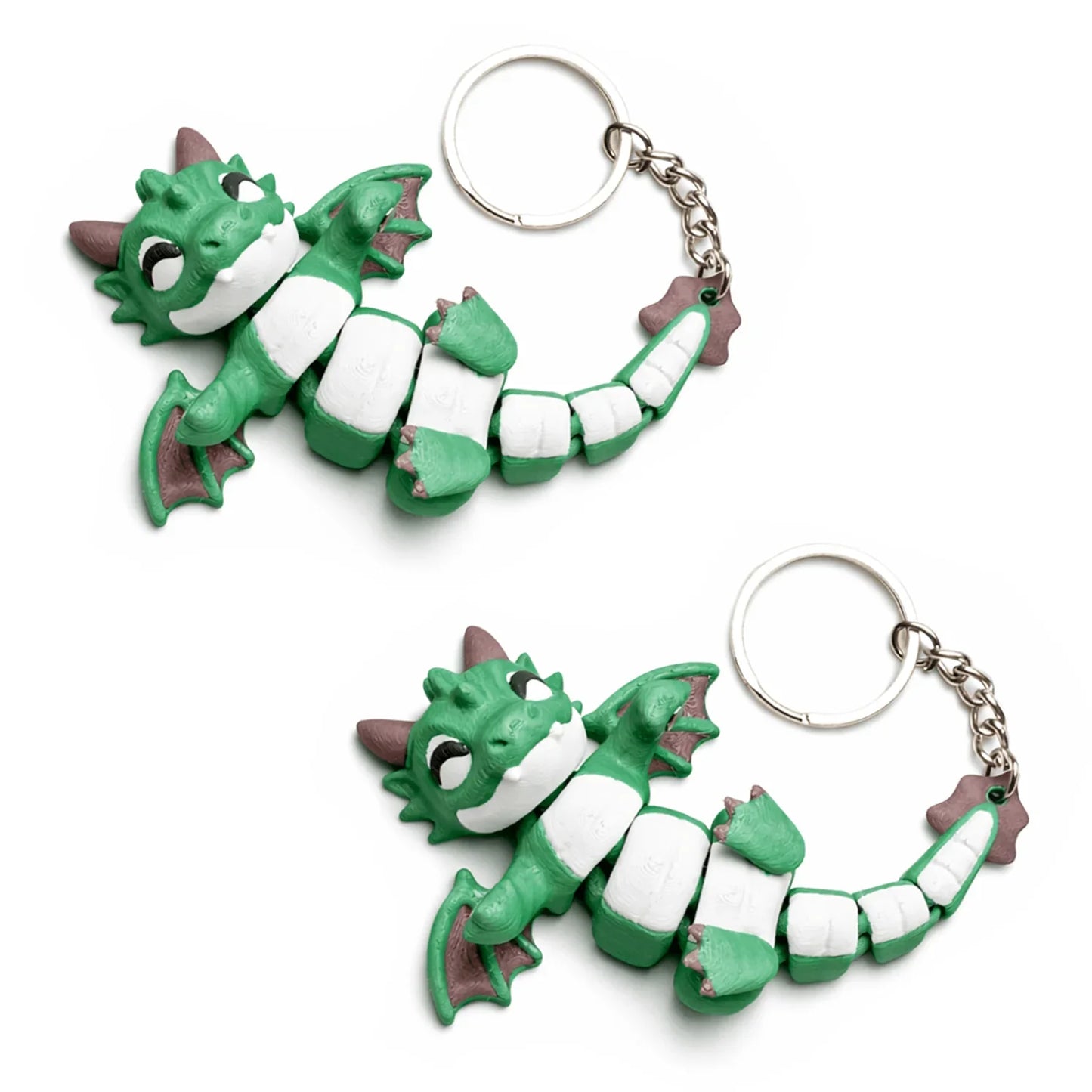 Magnetic Dragon Keychain Set of 2