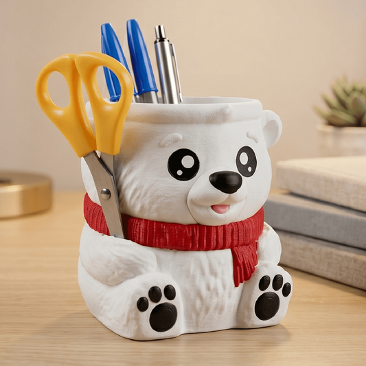 Polar Bear Pen Holder