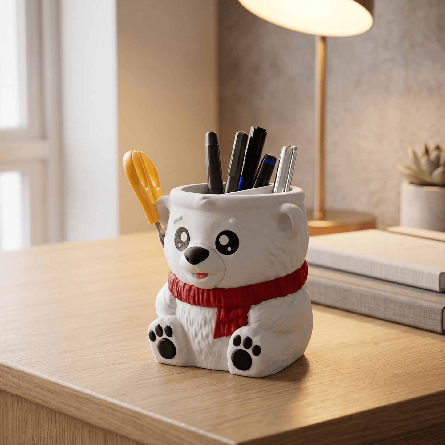 Polar Bear Pen Holder