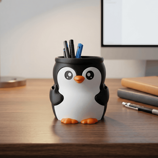 Penguin Pen Holder