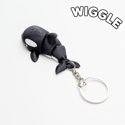 Articulated Orca Keychain